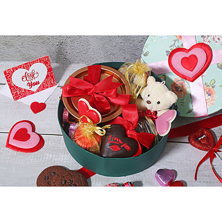 Sweet Round Love Choco Box:Candies