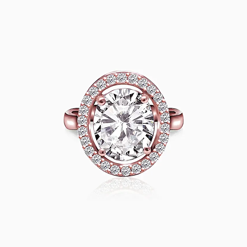 Giva Rose Gold Solitaire Ring