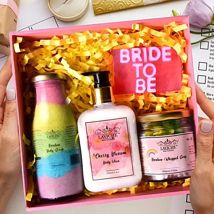 Bride To Be Box:Cosmetics N Spa Hampers for Her