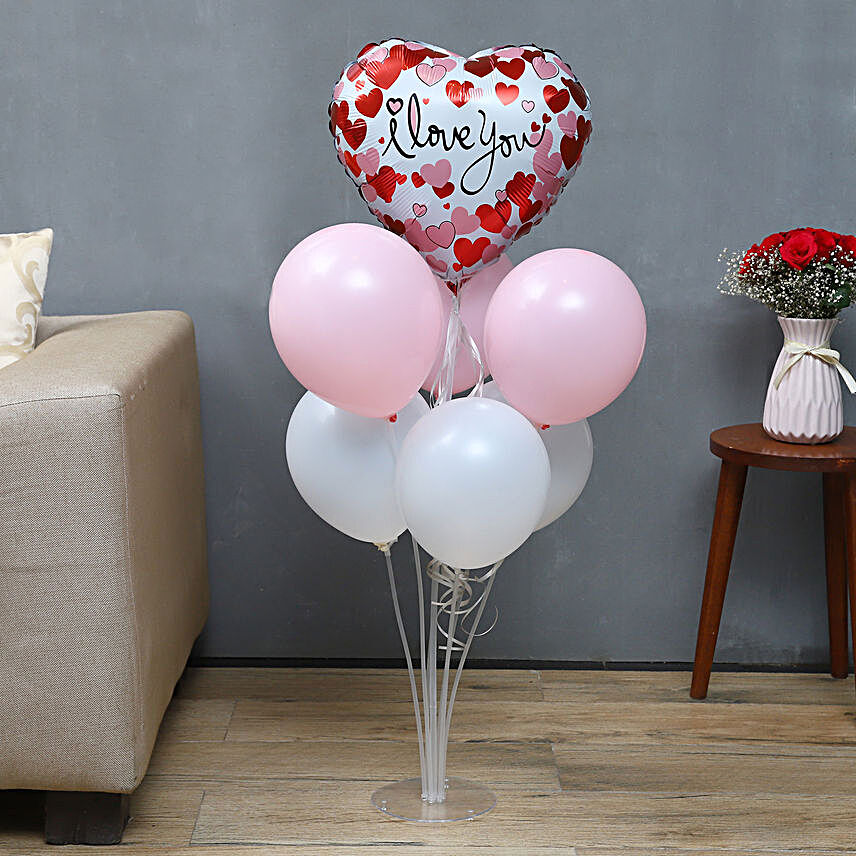 I Love U Balloon Bouquet