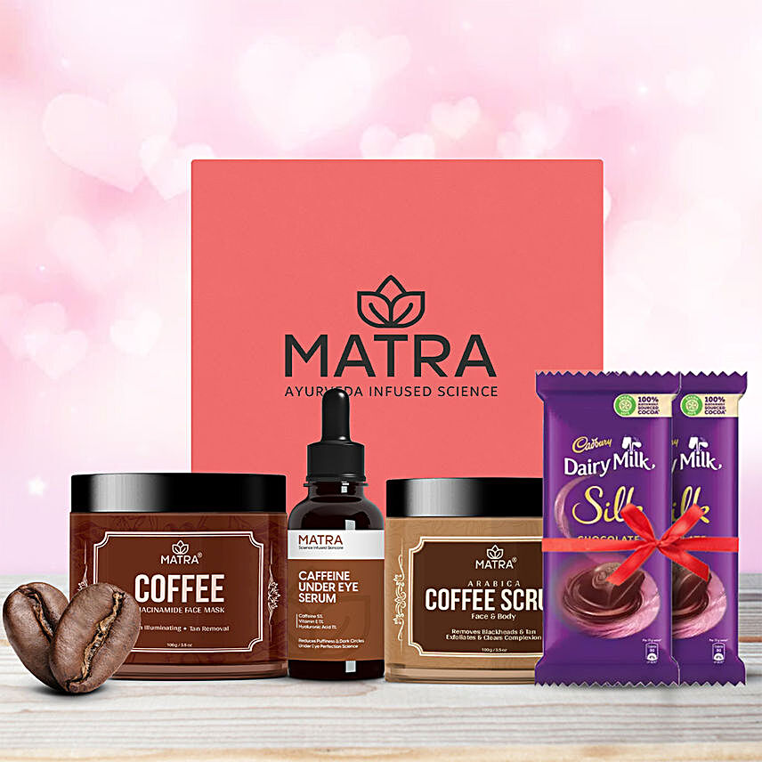Matra Coffee Skincare Valentines Gift Hamper