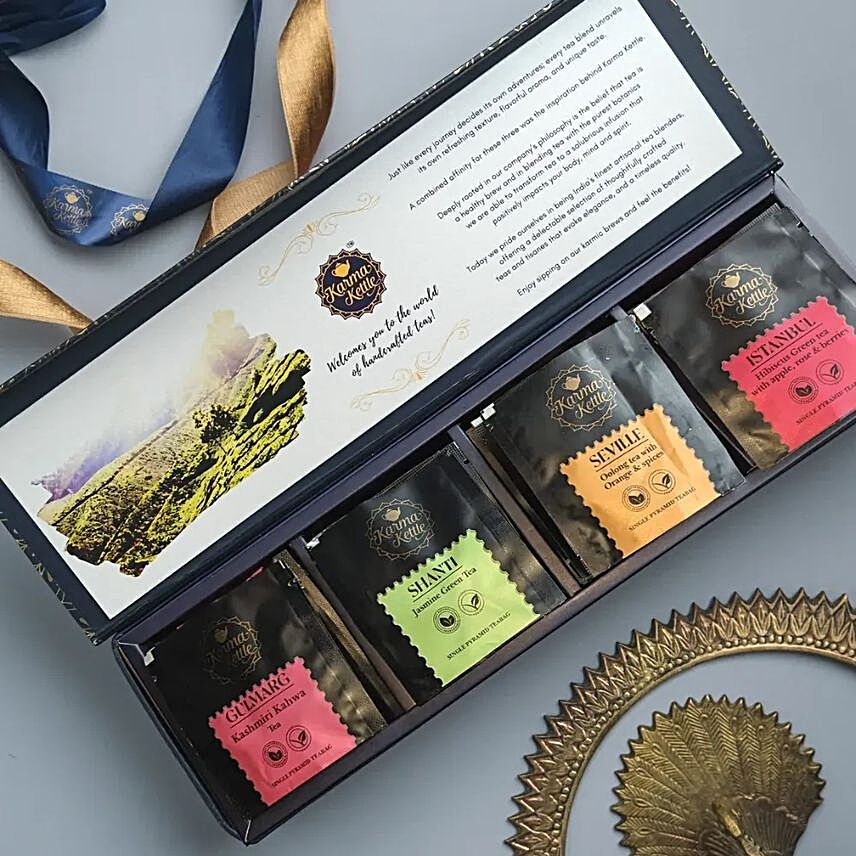 Connoisseurs Collection Tea Gift Box:Gift Hampers: Happiness Multiplied