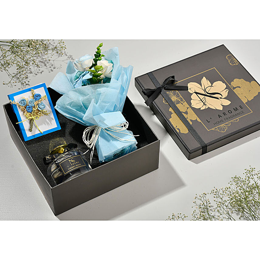 Timeless Small Blue Diffuser Box