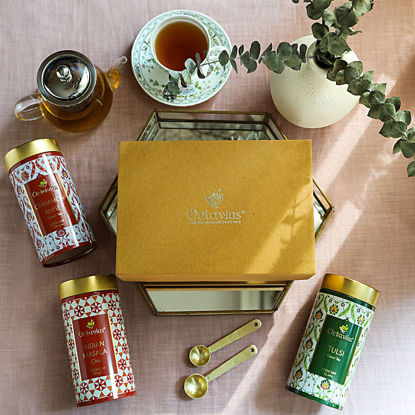 Octavius Gourmet Tea Collection Spice Trails:Tea Gift Hampers