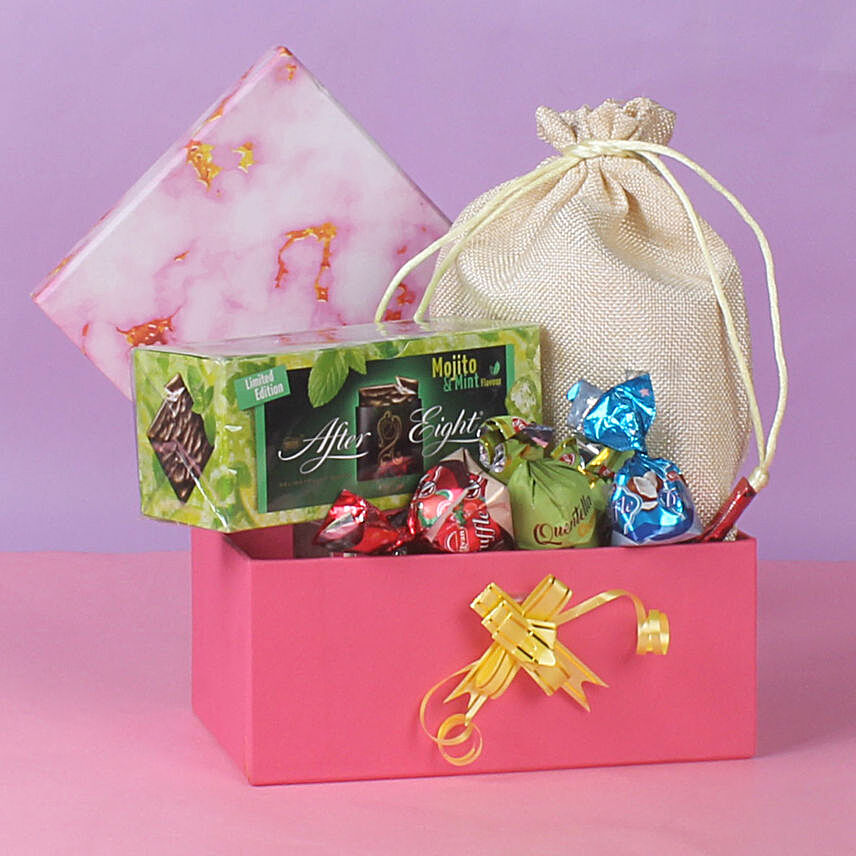 After Eight and Assorted Chocolate Gift Box:Gift Hampers: Happiness Multiplied