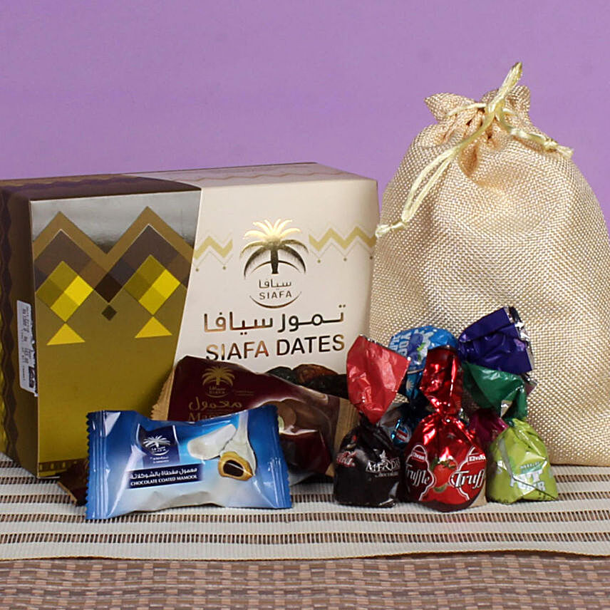 Chocolate Dates and Assorted Truffles Combo