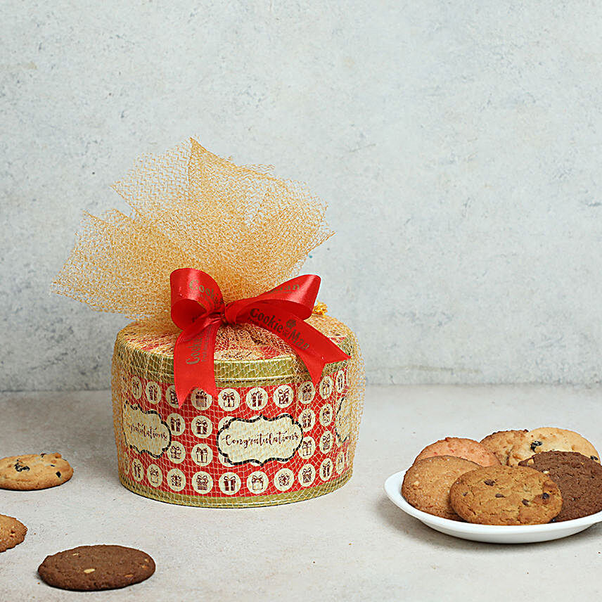 CookieMan Assorted Cookies Congratulations Gift 300 Gms