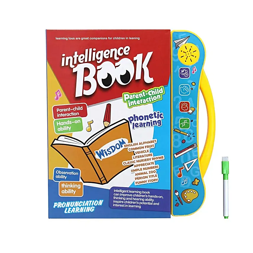 ABC & 123 E-Learning Kids Electronic Activity Notebook