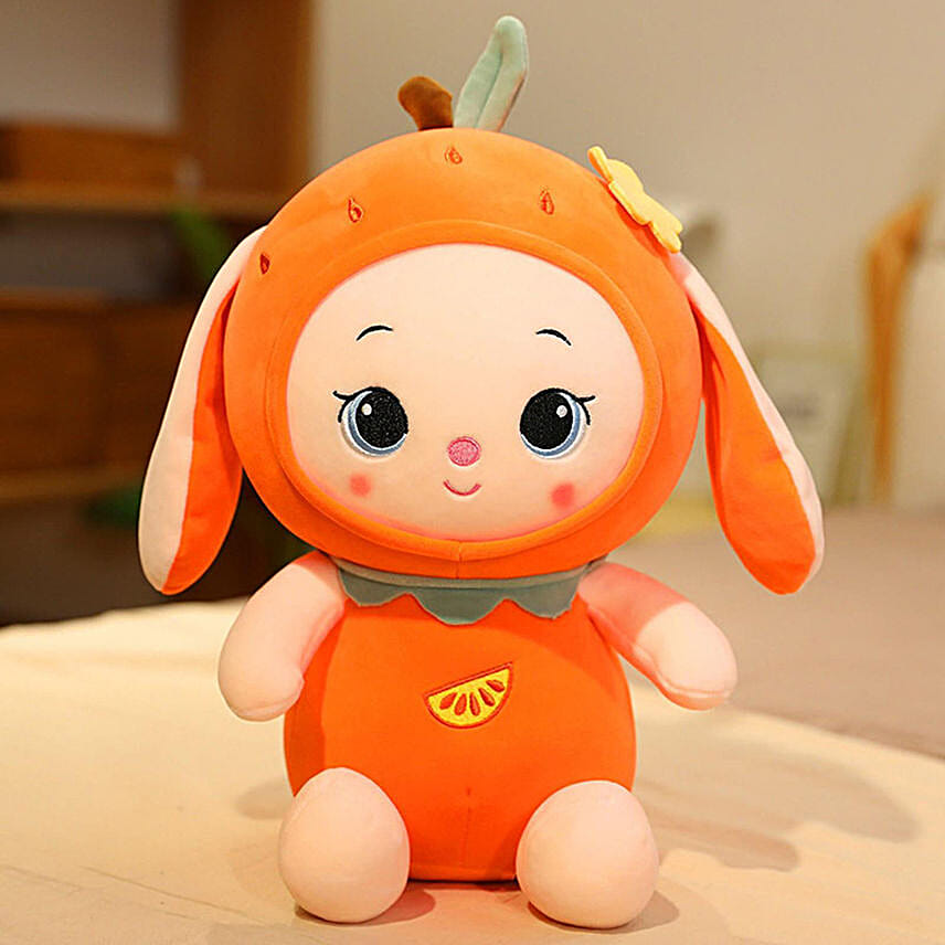 Fruit Bunny Orange Soft Toy