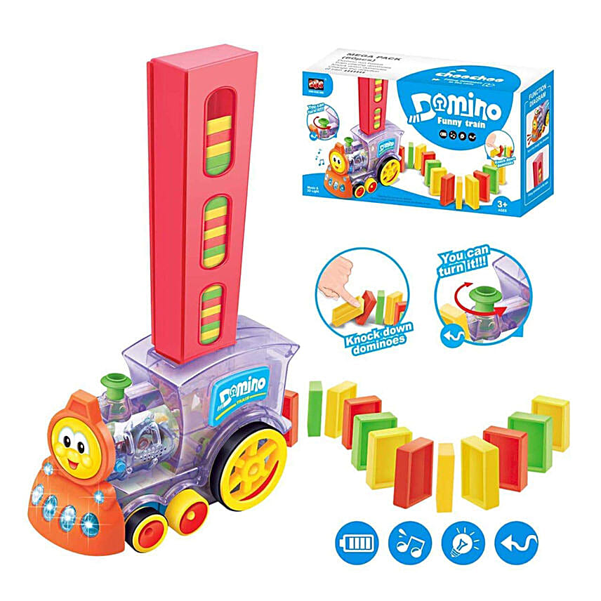 Zyamalox Domino Train Toy Set