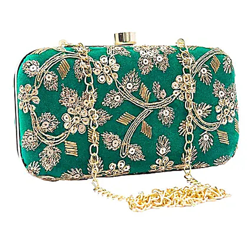 Embroidered clutches online Clearance