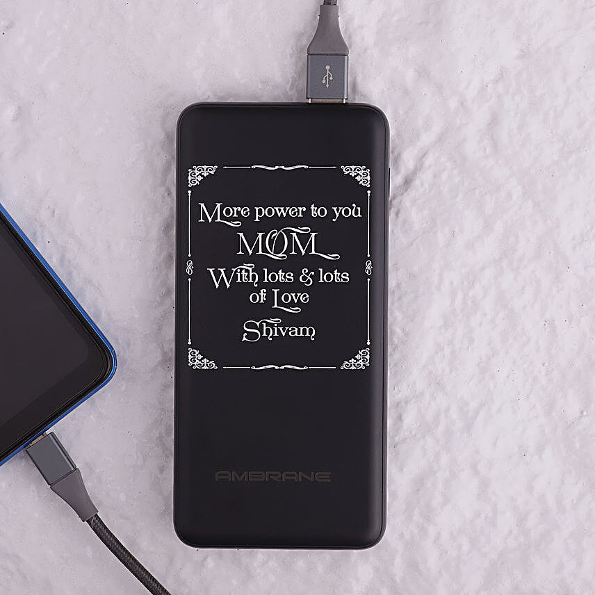 Happy Mothers Day Power Bank 10000 mAh:Personalised Power banks