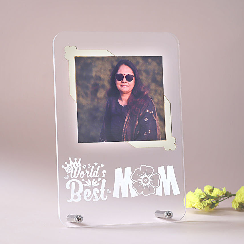 Personalised Worlds Best Mom Plaque