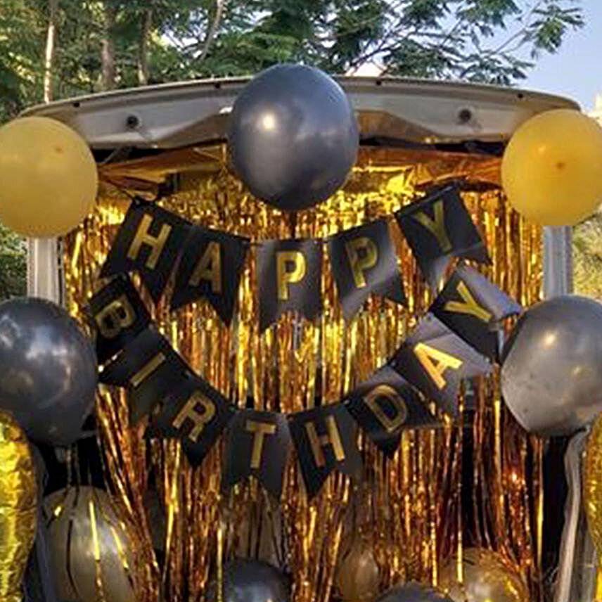 Buy/Send Shining Birthday Balloon Car Boot Decor Online- FNP