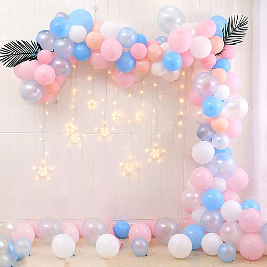 Dreamy Balloon Garland Decor:Room Decoration Ideas