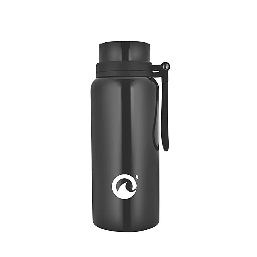 Obouteille Stainless Steel Gym Black Bottle 950 ml:Gifts for Fitness-freaks