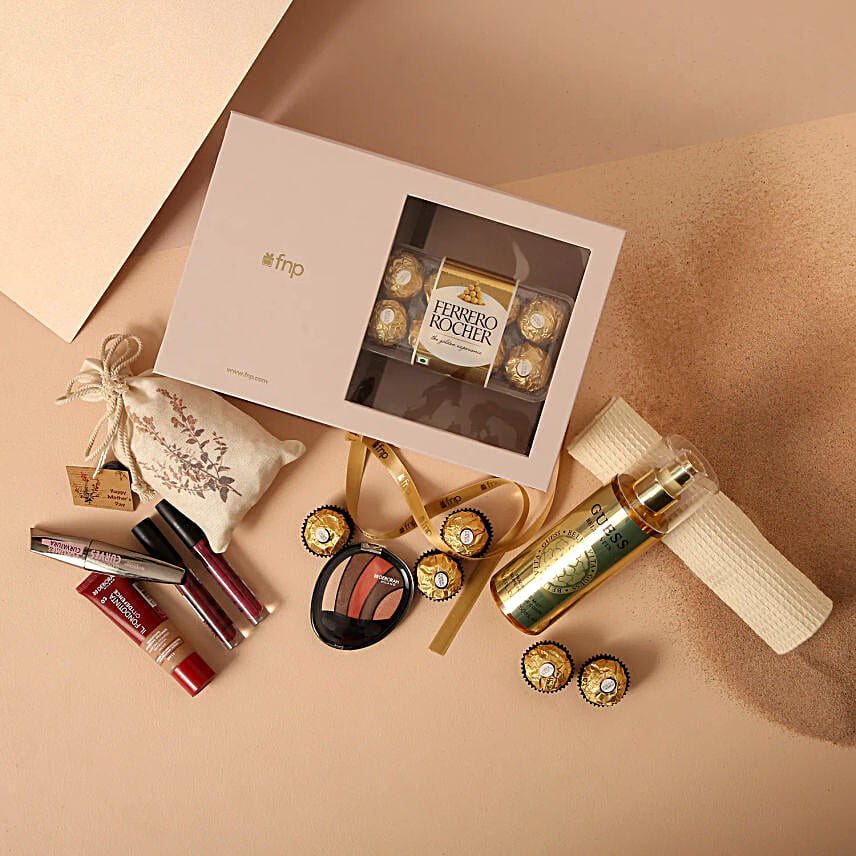 Cosmetics and Chocolates Hamper