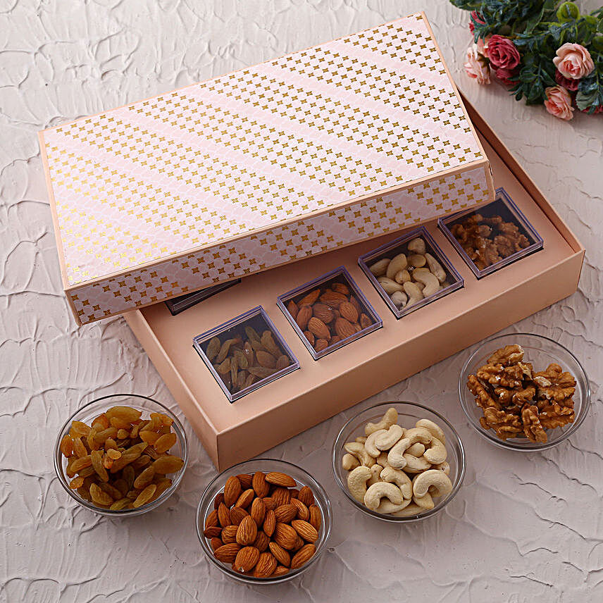 Shakkr Flavoured Dry Fruits- Set Of 8-SDFH2022004:Gift Hampers
