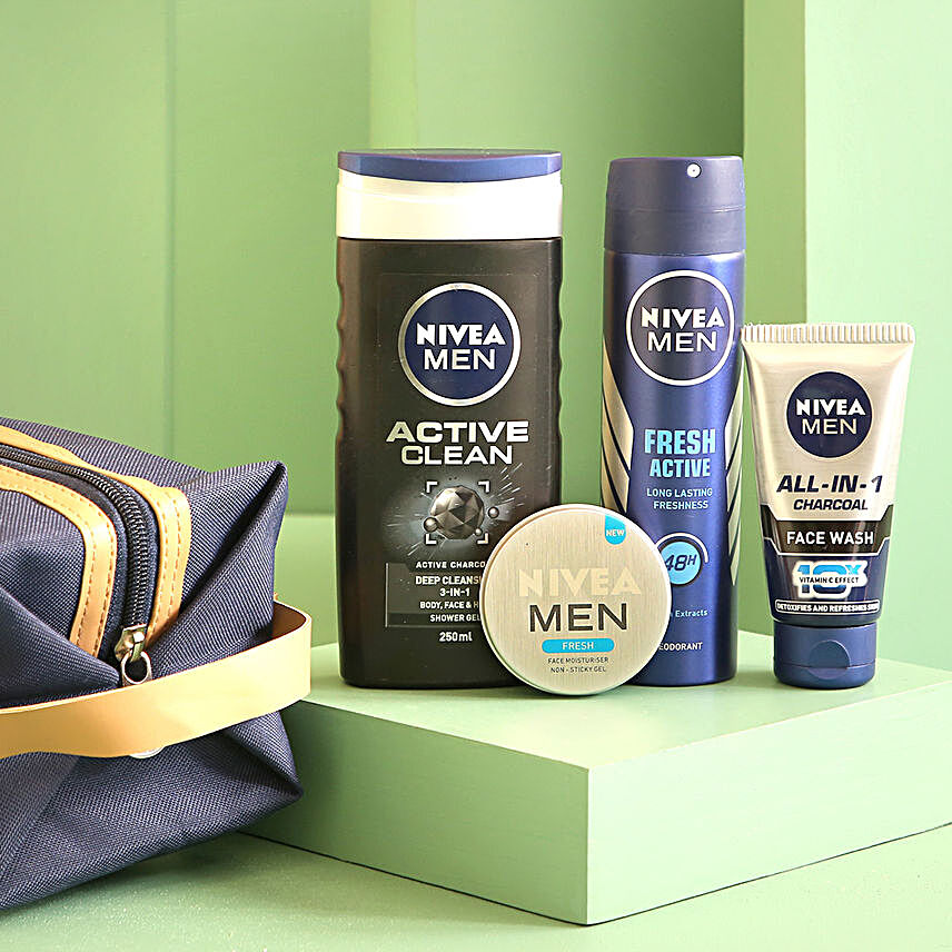 Nivea Men Grooming Combo set:Send Cosmetics & Spa Hampers