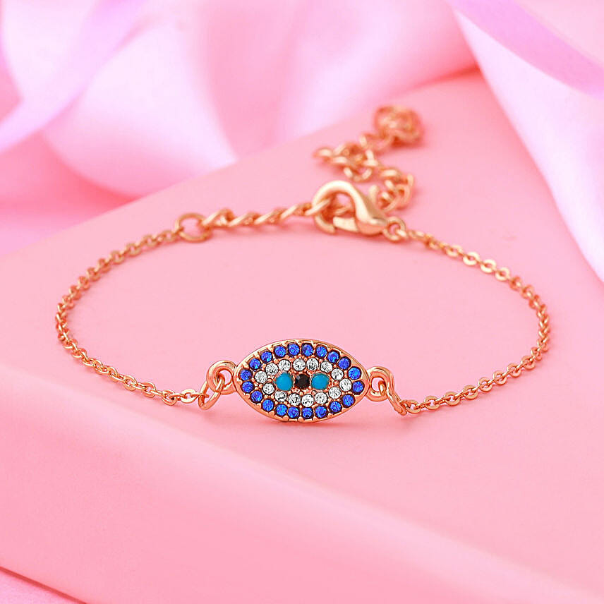 Swarovski Evil Eye Infinity Bracelet Set