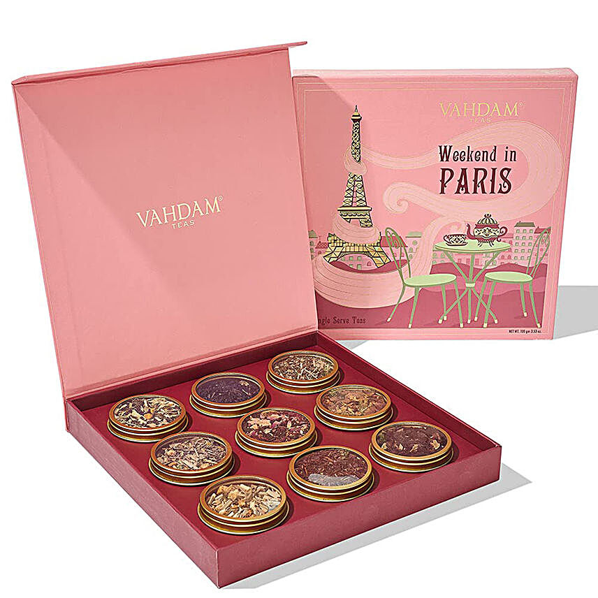 Vahdam Weekend In Paris Tea Gift Set