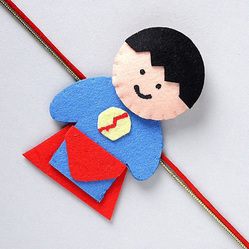 Sneh Adorable Superman Kids Rakhi