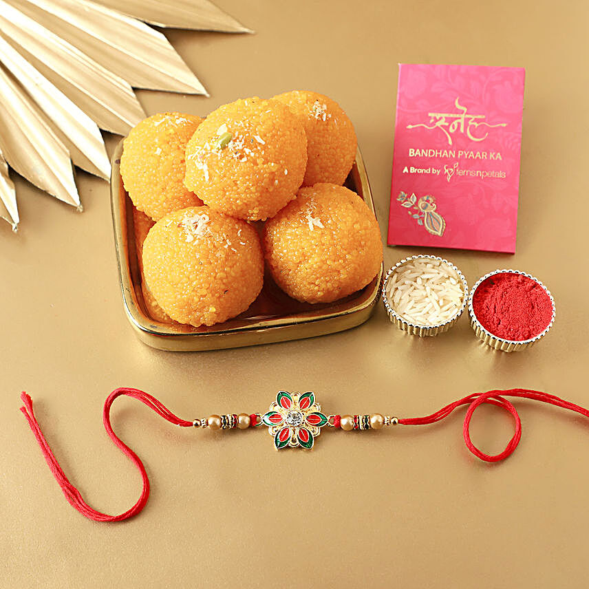 celebrate raksha bandhan with rakhi and sweet:Rakhi