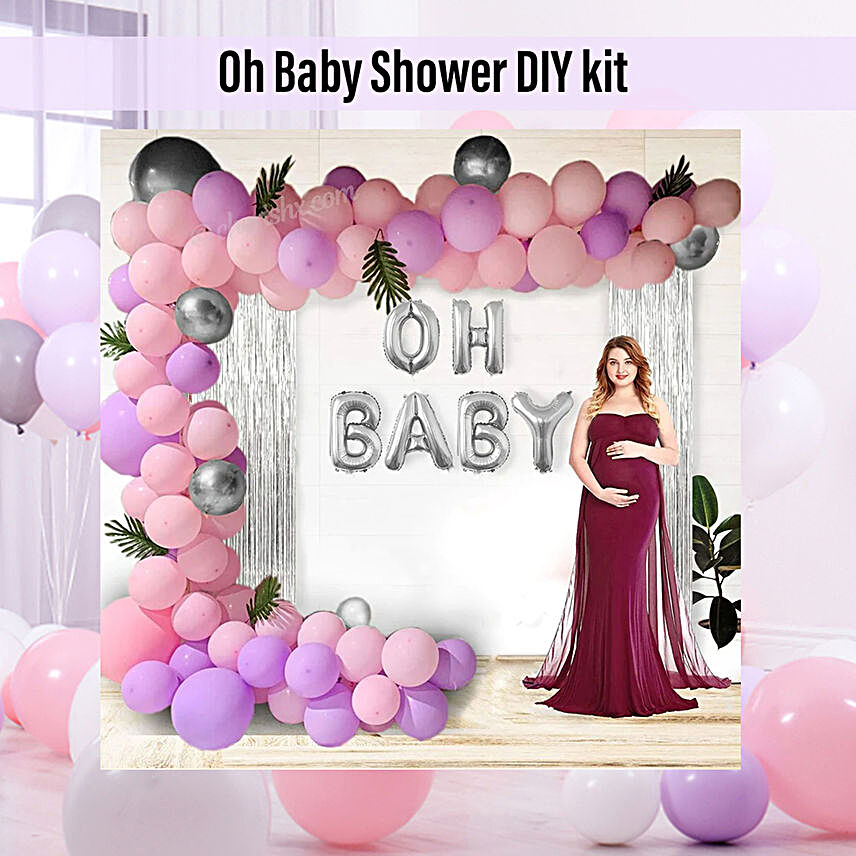 Oh Baby Shower Balloons Diy Kit