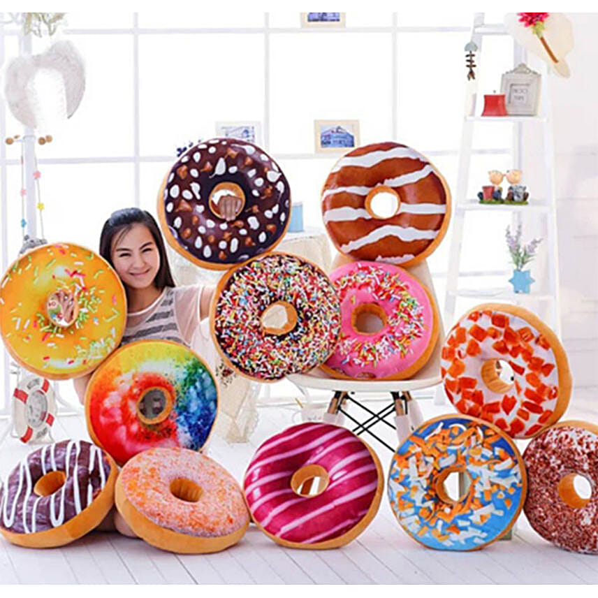 Donut best sale shaped pillow