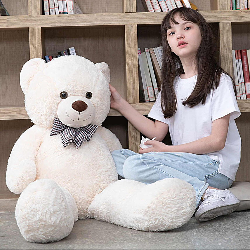 3 Ft Huggable Teddy Bear- White