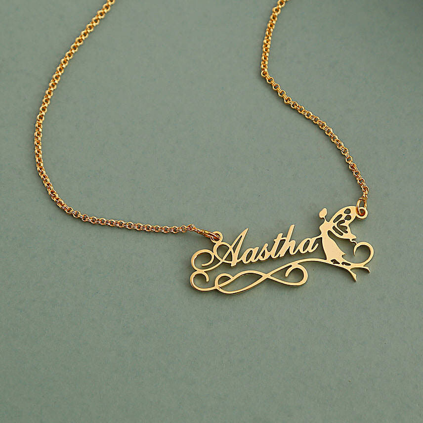 Personalised Angel Name Necklace