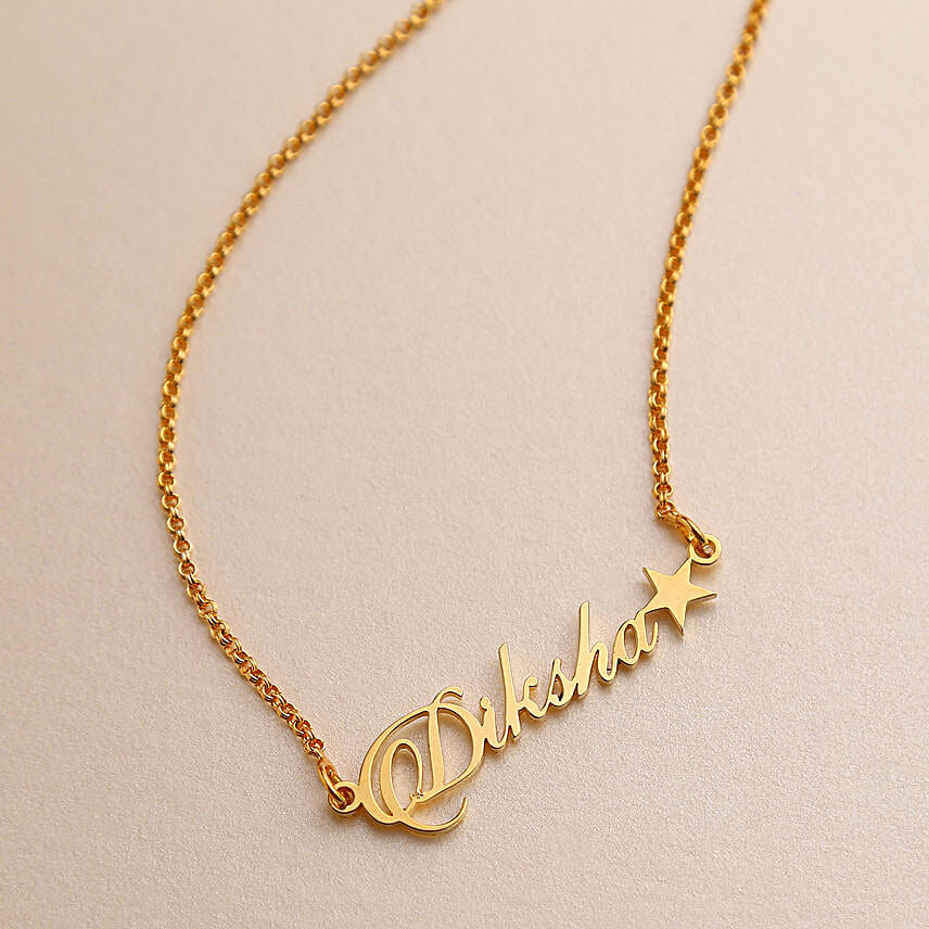 Personalised Name Heart Necklace