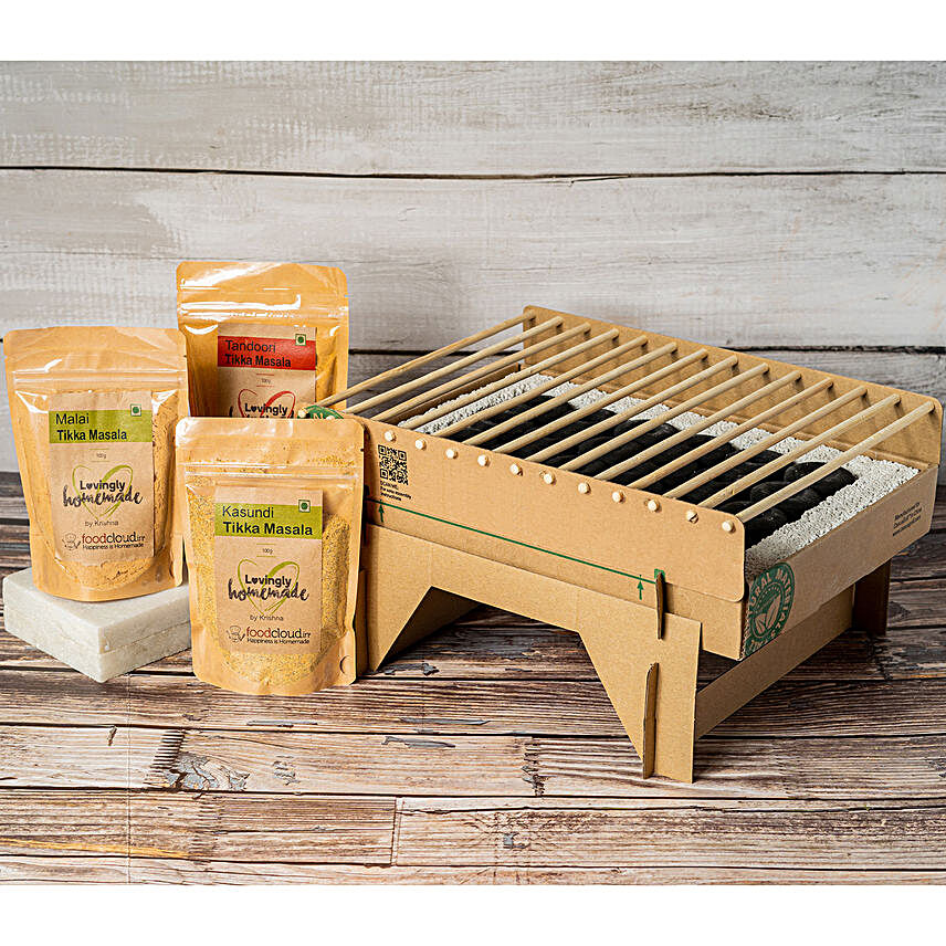 Foodcloud DIY Barbeque Tandoori Kit With Grill