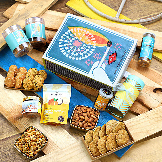 Buy/Send Diwali Sweet N Savoury Treats Matchbox Hamper Online- FNP