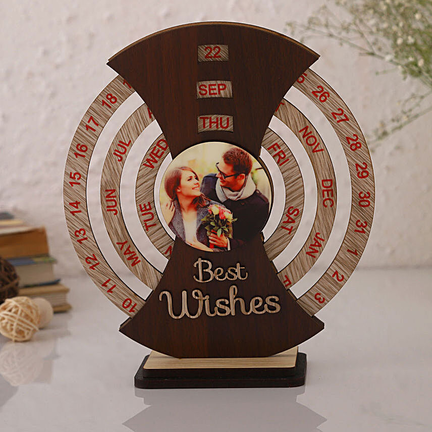 Best Wishes Personalised Calendar :Thoughtful Gifts