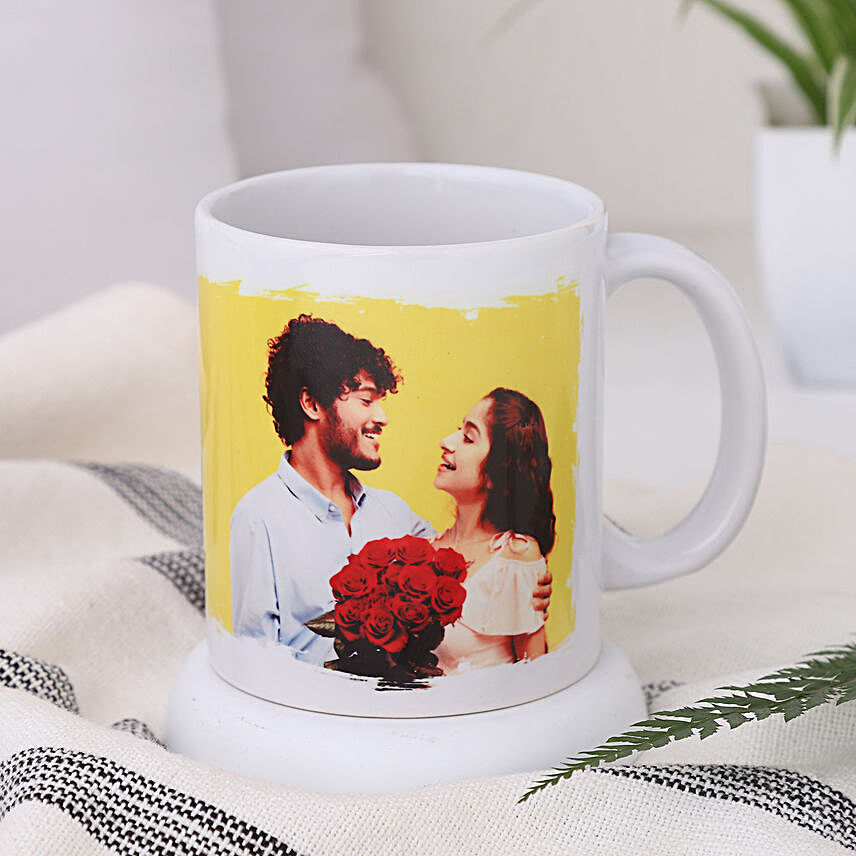 The special couple Mug-printed on white ceramic coffee mug:Gift Delivery in Jhajjar