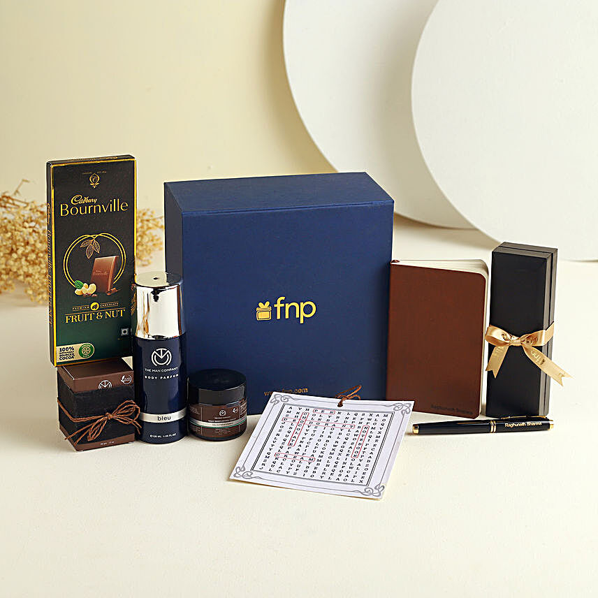 Essentials For Him Personalised Gift Box