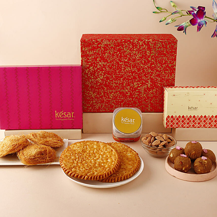 Karwa Chauth Sargi Mithai N Dry Fruit Box