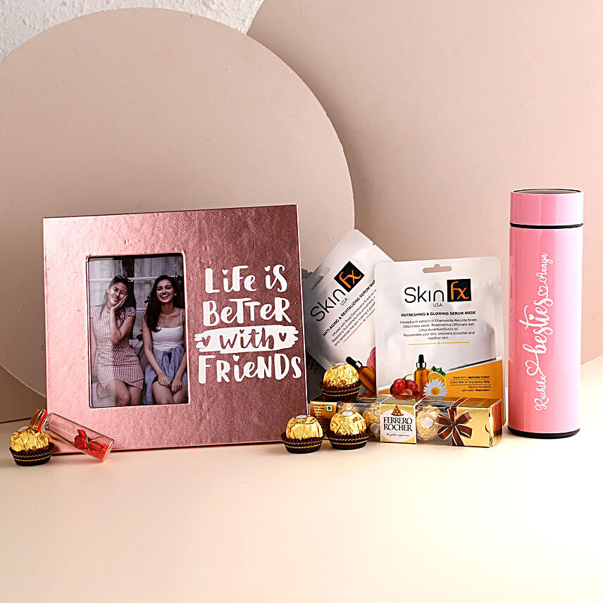 Life Is Better With Friends Personalised Hamper:Gift Hampers: Happiness Multiplied