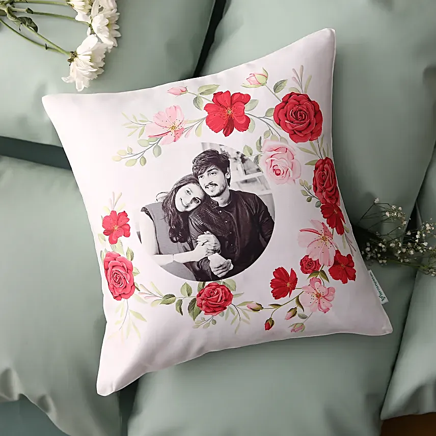 Personalised Valentines Day Special Cushion:Delightful Birthday Gifts for Wife
