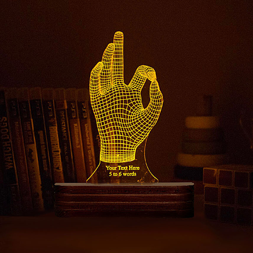 finger shape night lamp
