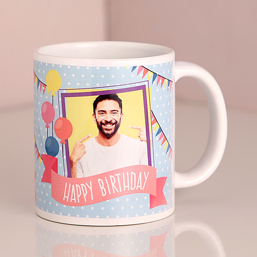 birthday personalised mug for him:Birthday Gift Delivery in Hyderabad