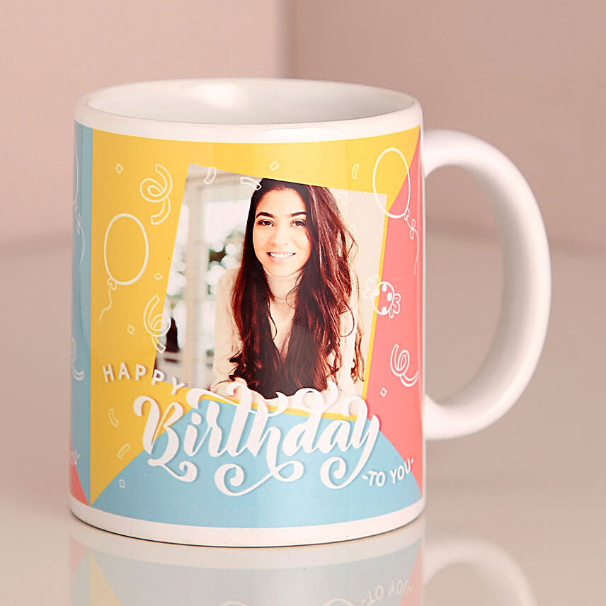 personalised birthday mug online:Birthday Mugs With Photos