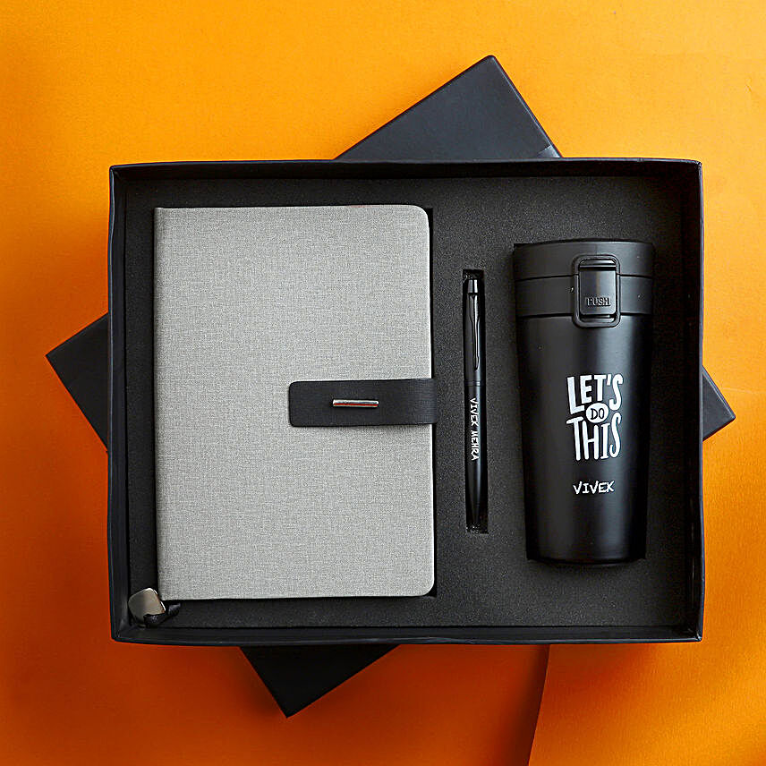 Lets Do This Personalised Gift Set:Personalized Diwali Gifts
