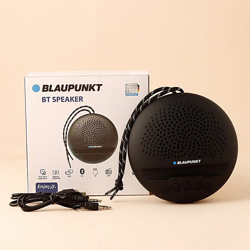Blaupunkt BT02 Black Portable Wireless Speaker