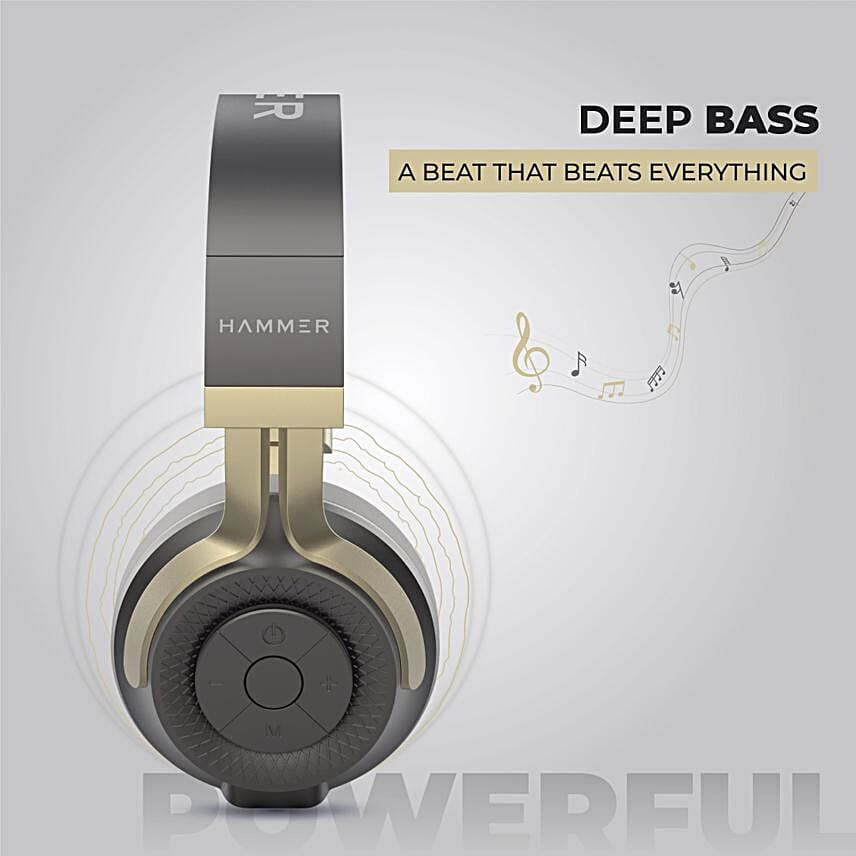 Buy Send Hammer Bash 2 0 Grey Wireless Headphone Online Fnp