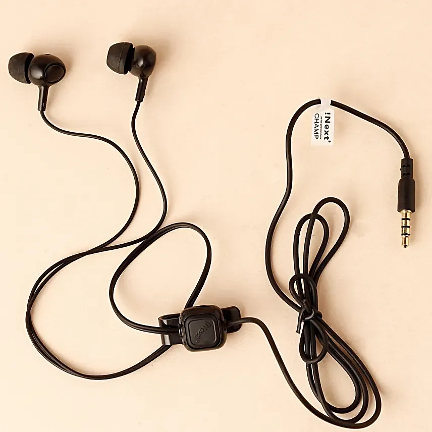 Inext Champ Extra Bass Stereo Earphone:Mobile Accessories