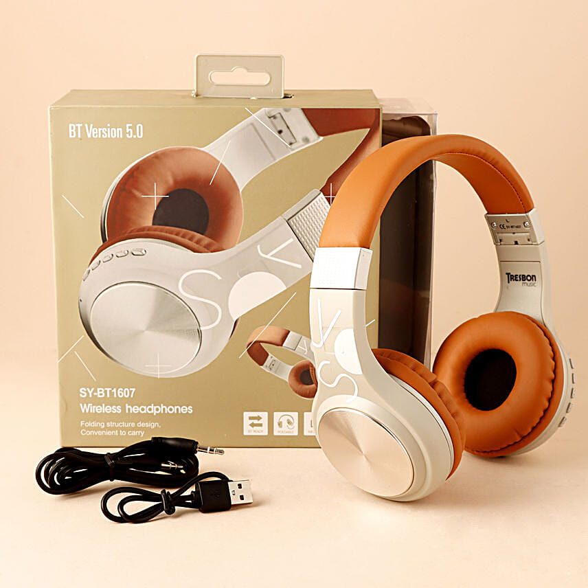 Inext Wireless Headphone Brown BT Version