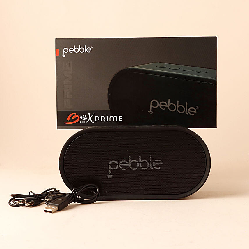 Pebble Black Bass X Prime Sound Bluetooth Speaker