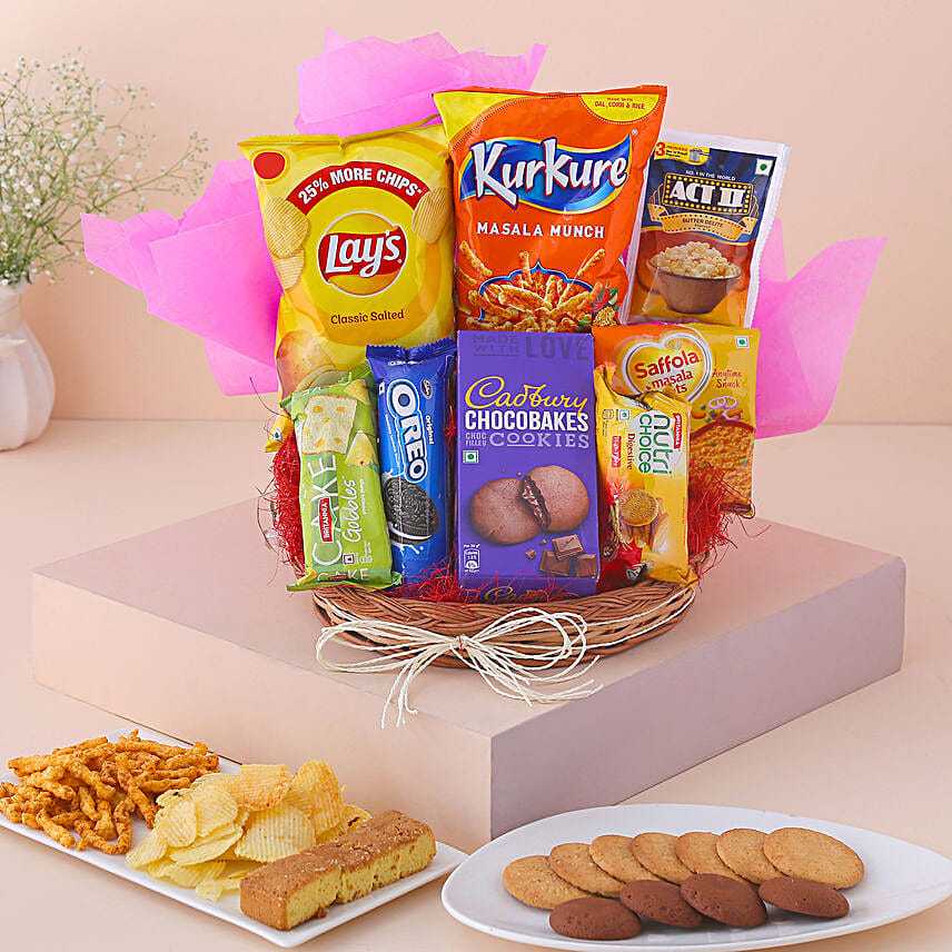 Festive Special Munchies Gift Basket